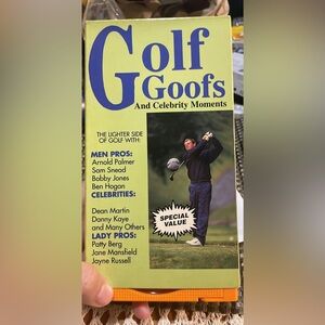"Golf Goofs and Celebrity Moments" New for '93" VHS
